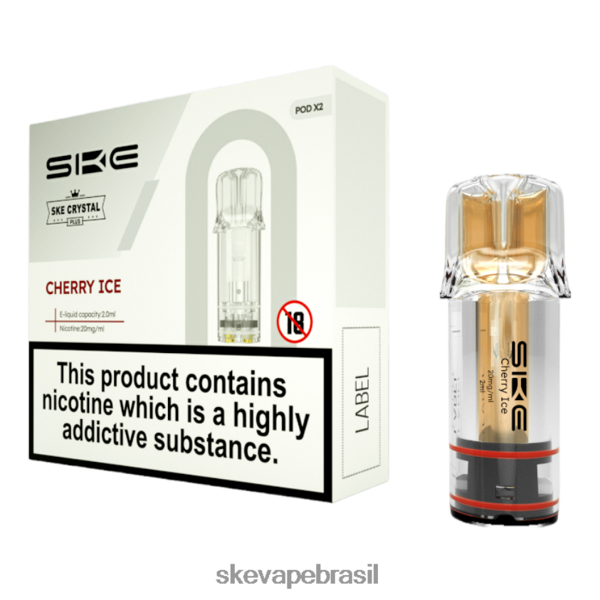 SKE Vape Authentication | vapes de cristal mais cápsulas SKE gelo de cereja RN0HZT106