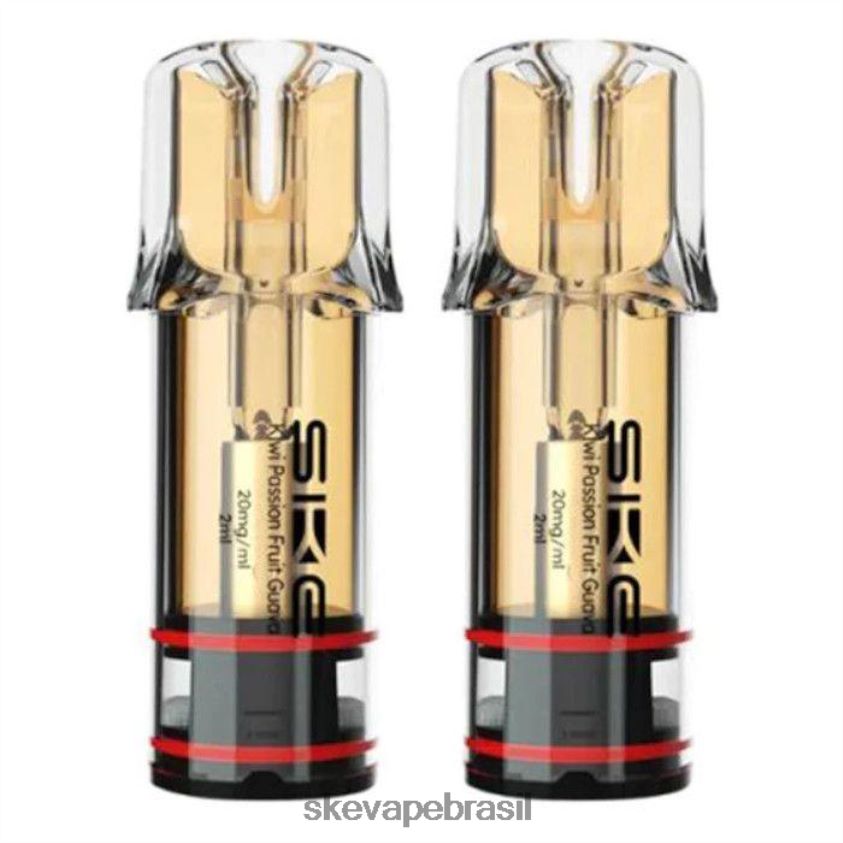 SKE Vape Brasil | vapes de cristal mais cápsulas SKE kiwi maracujá goiaba RN0HZT12